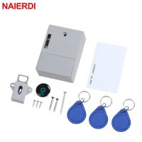 NAIERDI Digital Cabinet Intelligent Electronic Locks Invisible Sensor Lock EMID IC Card Drawer For Wardrobe Furniture Hardware