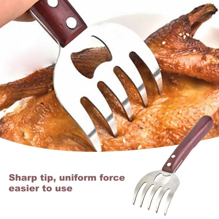 Barbecue Bear Claws, Rust-proof Stainless Steel Barbecue Tableware, Meat  Cutting Bear Paw, Very Suitable For Pulling Pork