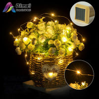 FStar 6Pcs 8led Cork ขวดไวน์ Stopper String Light ชาร์จพลังงานแสงอาทิตย์ Fairy ไฟสำหรับตกแต่งปาร์ตี้กลางแจ้ง