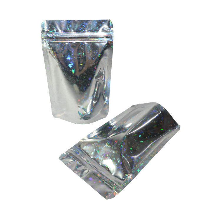 100-pcs-zip-lock-plastic-bag-aluminum-foil-hologram-food-mylar-pouch-smell-water-proof-zipper-reclosable-pouches