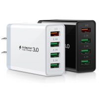 หัวชาร์จ usb 4 Port 4USB 3.1A Fast Charge Adapter ชาร์จได้ 4 เครื่องพร้อมกัน ปลั๊กชาร์จไฟบ้าน ลดราคาสุดๆ