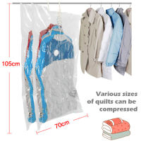 Hanging Vacuum Storage Bag (Size 105 x 70 cm) ถุงสูญญากาศ ถุงใส่สูท ถุงใส่เสื้อกันหนาว พร้มที่แขวน ถุงซีลสูญญากาศ ขนาด 105x70cm ถุงซิลสูญญากาศ ถุงซิปสูญญากาศ