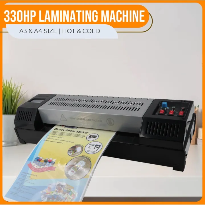 NEW! 330HP A3/A4 Laminator Laminating Machine HOT/COLD/ REVERSE Heavy ...