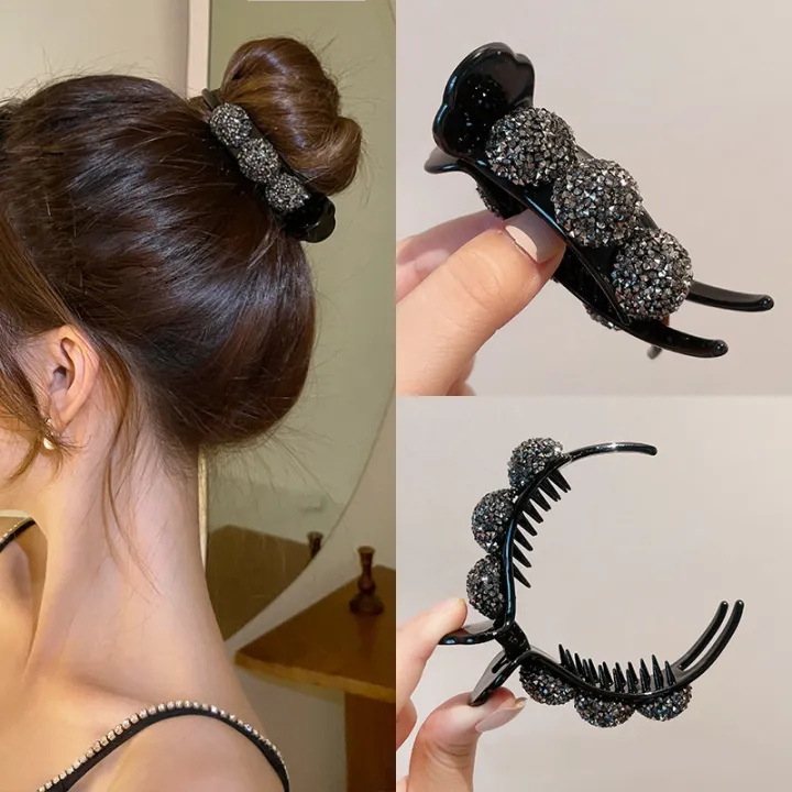 Korean Bling Full Rhinestone Hair Clips for Women Girls Luxury Hair  Accessories | Lazada PH