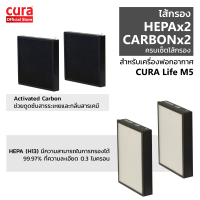 CURA ไส้กรอง สำหรับเครื่องฟอกอากาศ CURA Life M5  (ครบเซ็ตไส้กรอง)