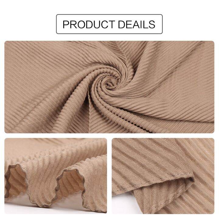 cw-large-size-scarf-pleated-crinkle-women-39-s-hijab-muslim-wrap-wrinkle-shawl-scarves-plain