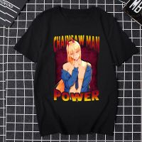 Chainsaw เสื้อเชิ้ต Anime น่ารักกับแมวเสื้อยืดแฟชั่นผ้าฝ้าย100% ฤดูร้อนพิมพ์ลายคอกลมราคาถูกเสื้อยืดตลกแบรนด์2023เสื้อยืดผู้ชาย Unisex Xs-3xl สไตล์ป๊อป