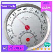 Nhiệt ẩm kế Anymetre TH600B Hàn Quốc full vành thép đo nhiệt độ độ ẩm