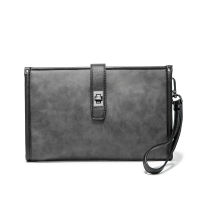 Business Men Clutches Bag Vinatge Luxury Design Clutch for Men Handbag New Fashion PU Leather Large Capacity Clutch Bag Male