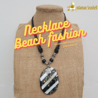 Andaman seashell สร้อยคอเครื่องประดับ Necklace Beach fashionจากลูกปัด จี้จากเปลือกหอย Abalone แท้  1-19