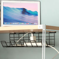 1pc Under Desk Wire Organizer Cable Board Container Chic Wire Storage Rack Home office wire organizer saves space and organizes