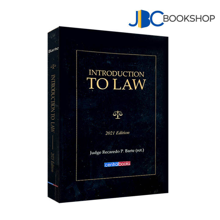 Introduction To Law (2021 Edition) PB By Barte | Lazada PH