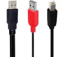 2In 1 USB 2.0ประเภทตัวผู้ที่จะพิมพ์ C มินิไมโคร USB 5Pin 3A สายตัวแยก Y ตัวผู้ที่มีแหล่งจ่ายไฟ USB 80/20ซม. สำหรับกล้องวงจรปิดไร้สาย