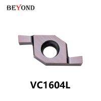 BEYOND 10pcs / box VC1604L 100 150 200 250 300 ร่องปลายรูขนาดเล็กคาร์ไบด์แทรก VC1604 CNC Holder 1mm 1.5mm 2mm 2.5mm 3mm