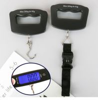 50kg/10g Portable Electronic Luggage Scale LCD Display Travel Digital Luggage Scales Hanging Backlight Balance Weighing