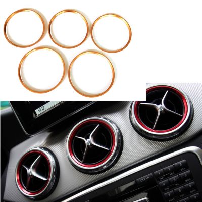 Yubao 5pcs Car styling Air Condition Vent Outlet Cover Trim Decoration for A B Class W246 W176
