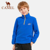 Cameljeans เสื้อกันหนาวเด็กฤดูใบไม้ร่วงชายเสื้อขนแกะเกาหลีอินเทรนด์