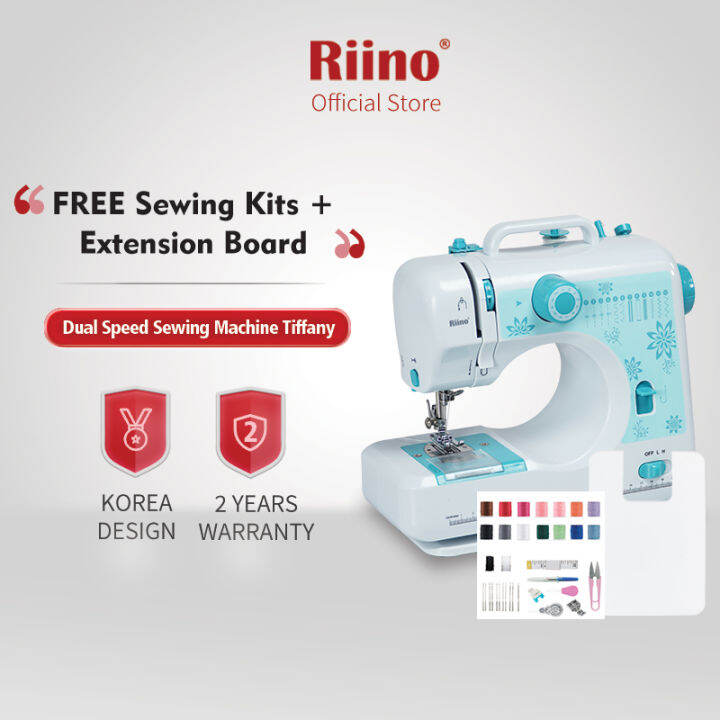 sewing machine Riino Tiffany Dual Speed Sewing Machine and Extension