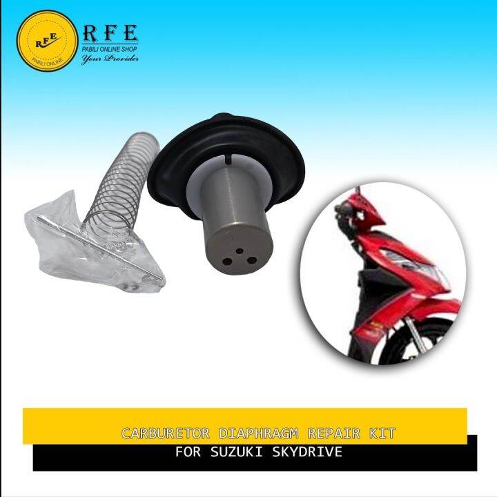 Carburetor Diaphragm Rubber Vacuum for Suzuki Skydrive Repair Kit