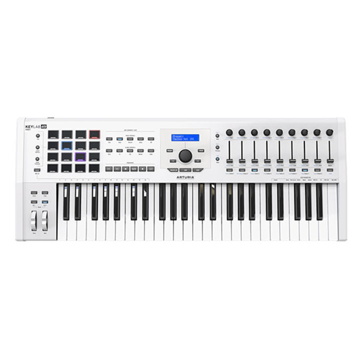 arturia-keylab-49-mkii-midi-controller-คีย์บอร์ดใบ้-49-คีย์-คีย์แบบ-aftertouch-ปุ่ม-pad-16-ปุ่ม-fader-9-ปุ่ม-ฟรีสาย-usb-amp-โปรแกรม-ableton-live-lite