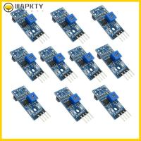 WAPKTY 10pcs TCRT5000 เซ็นเซอร์สะท้อนแสงอินฟราเรด สายกั้น 3.3โวลต์-5โวลต์ สวิตช์ตาแมว IR บล็อกเซ็นเซอร์ โมดูลติดตาม Arduino สำหรับเด็ก