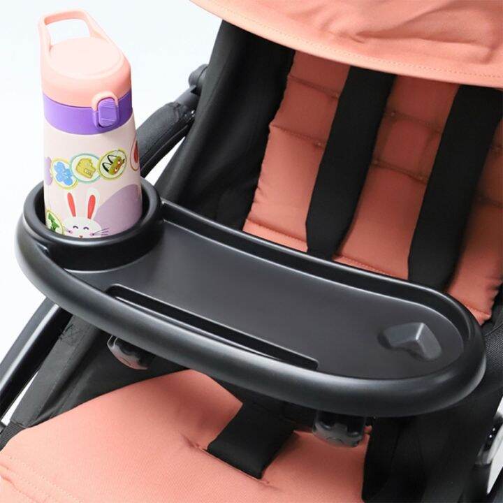รถเข็นเด็กทารกอาหารค่ำตารางถาดอุปกรณ์เสริมแผ่น-handrest-จานอุปกรณ์สำหรับเด็กวัยหัดเดินทารกหญิงชายขวดนมที่วางแก้ว