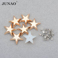 JUNAO 8 มม.แก้วใส Claw Rhinestone กับเล็บเงินทอง Strass Applique Flatback หินคริสตัลสำหรับมือกดเครื่องมือ-Fenpier