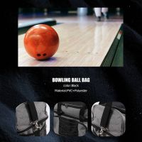 Bowling Bag Bowling Portable Travel Bag and Padded Divider for Double Ball and One Pair of Bowling Shoes