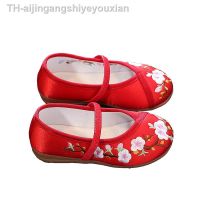 【hot】❁✵◘  Sprng Childrens Embroidered Shoes  Girls Flats Kids Performance