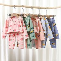 Kids Boys Girls Pajamas Sets Baby Children Sleepwear Cartoon Long Sleeve Homewear Baby Nightwear Toddler Autumn Winter Clothes