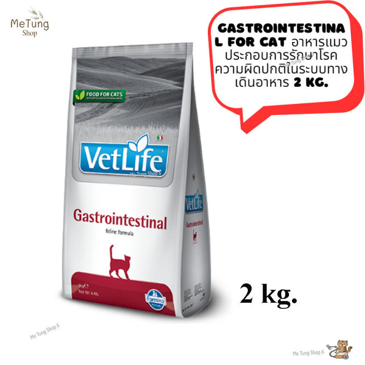 หมดกังวน-จัดส่งฟรี-vet-life-เว็ท-ไลฟ์-gastrointestinal-for-cat-อาหารแมว-อาหารแมวเม็ด-ประกอบการรักษาโรคความผิดปกติในระบบทางเดินอาหาร-2-kg