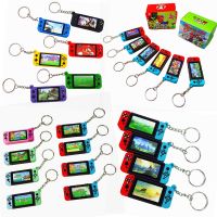 Switch Game Machine Super Bros Keychains Nintendo Switc Keyring Charm Bag Pendant Soft Rubber PVC Key Chains