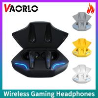 【Undine earphone】VAORLO ชุดหูฟังสำหรับเล่นเกม TWS Bluetooth 5.0หูฟัง LED E-Sports Light Latency ต่ำไฮไฟสเตอริโอตัดเสียงรบกวนหูฟังไร้สาย