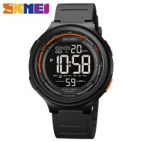 SKMEI Electronic Mens Watches Sport Digital Movement Fashion LED Light Waterproof 2Time Stopwatch Alarm Clock