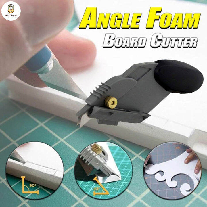 PetBase Angle Foam Board Cutter Cutter with Switchable Gates on the