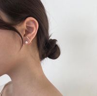 Korea Style Earring s925 ต่างหูก้านเงินแท้