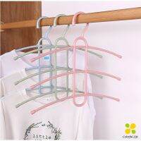 CLM  ไม้แขวนเสื้อ ก้างปลา ไม้แขวน 3 ชั้น Portable Hanger