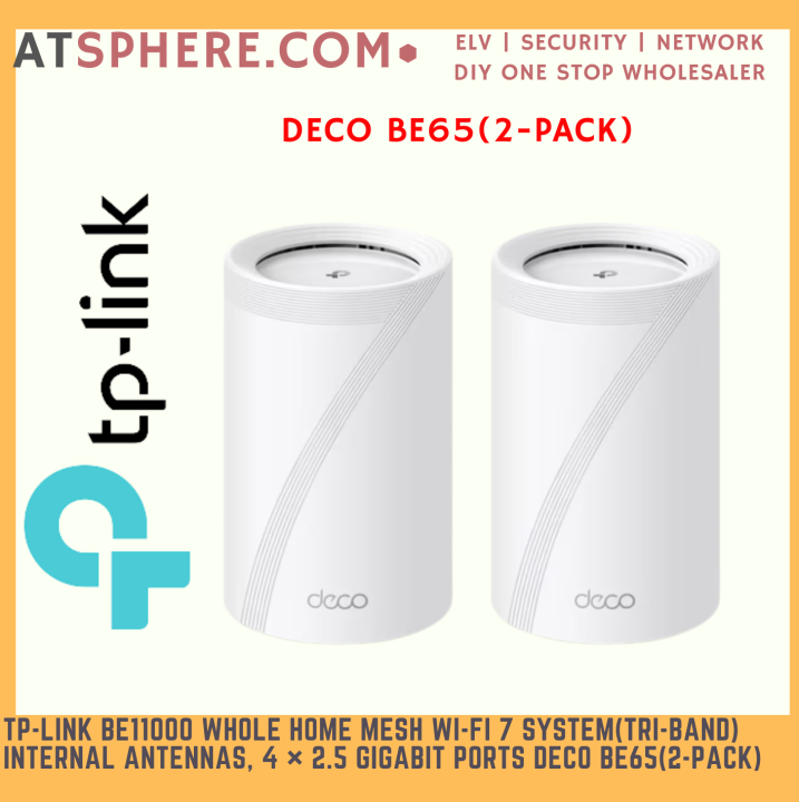 TP-LINK BE11000 Whole Home Mesh Wi-Fi 7 System(Tri-Band) Internal ...