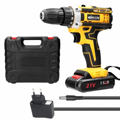 Smart Sensor 21V สว่านไฟฟ้าไร้สายแปรงมอเตอร์2ความเร็วปรับ18เกียร์แรงบิดปรับหลุมเจาะเครื่อง