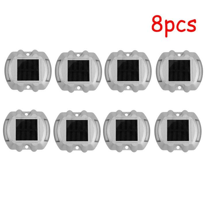 carcool-ไฟทางเดินพลังงานแสงอาทิตย์6-led-8ชิ้น-หลอดไฟรักษาความปลอดภัยสำหรับทางเดินถนนป้องกันน้ำ