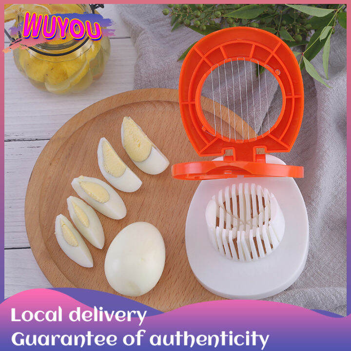 Handheld stainless steel egg slicer multifunction slicer egg dividing