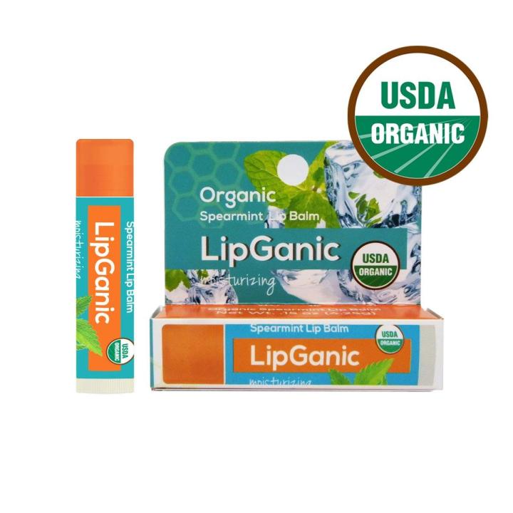 lipganic-spearmint-organic-lip-balm-ลิปแกนิค-มินต์-ลิปบาล์มออร์แกนิค-ผลิตจากธรรมชาติ-4-25g