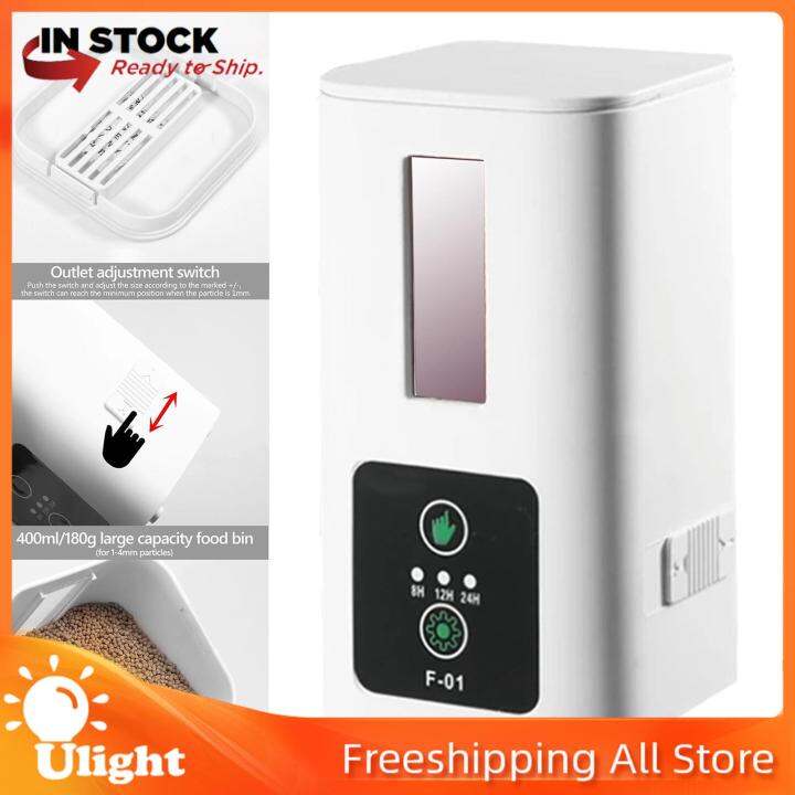 Ulight Large Capacity Auto Fish Feeder Fish Tank Feeder Food for