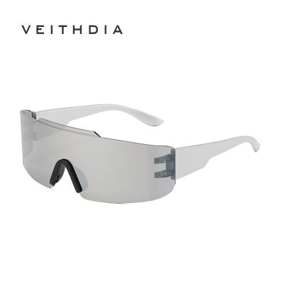 VEITHDIA แว่นกันแดด Unisex แฟชั่นแว่นกันแดดไร้กรอบสไตล์ย้อนยุค S22313