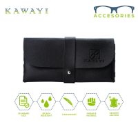 （A VOGUE）❒✹ KAWAYI PU Leather Pouch Bag Eyeglasses Case Sunglasses Cover Portable Glasses Storage Box Wallet