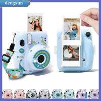 DENGXUN 3 In 1สติกเกอร์กล้องถ่ายภาพโปร่งใสหน้าปกเคสห่อหุ้มเคสใส่เก็บกระเป๋าภาพ