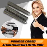 3pcs Powder Cored Aluminum Welding Rod Low Temperature Easy Melt Aluminum Welding Rods No Need Solder Powder Tool Accessories