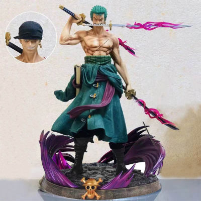 ตลาดของเล่นเด็ก25Cm รูปปั้นซามูไร Sanji ของเล่น OnePiece Roronoa ภาพอนิเมะ Zoro Luffy สามมีดรูปปั้นอะนิเมะตุ๊กตาขยับแขนขาได้พีวีซีรูปแบบการเก็บรวบรวม