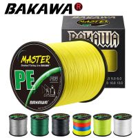 BAKAWA 300M 100M 4 Strands 8 Braided Multicolour Fishing Line 100% PE Wire Multifilament Japanese 10-100LB Carp Weaves Saltwate