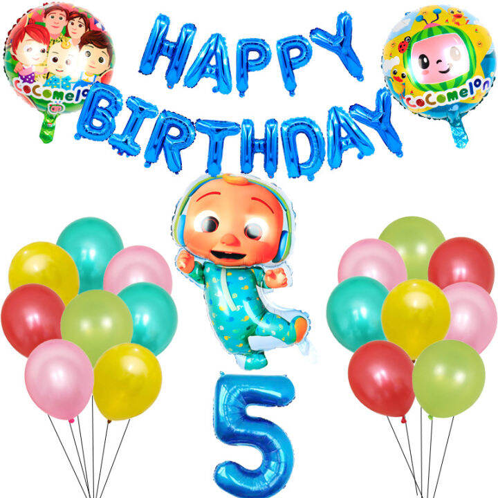 25-pcs-kids-happy-birthday-year-old-number-foil-balloon-party-decoration-set-cartoon-cocomelon-boy-helium-globos-baby-shower-toy